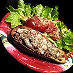 recette Aubergines farcies: Boeuf, Cannelle et Mozzarella !