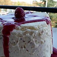 recette Ooo Terrine glacée au mascarpone, framboises, meringues & noisettes ... ooO