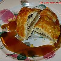 recette Chaussons aux pommes et sauce caramel