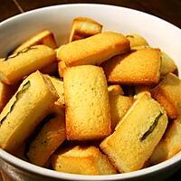 recette Les mini financiers au basilic...