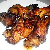 recette Manchons de canard mariné au miel et sauce soja grillé au four.