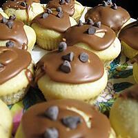 recette Cupcakes amandes, nappage chocolat au lait