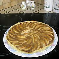 recette Tarte aux pommes et creme de marrons