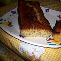 recette cake aux citron et graines de pavot
