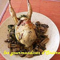 recette Cailles dans leurs nids