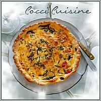 recette Quiche aux légumes et basilic