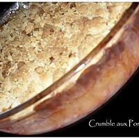 recette Crumble aux pommes