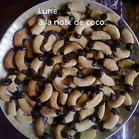 recette LUNE A LA NOIX DE COCO ET CHOCOLAT