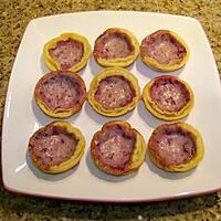 recette Mini-tartelettes aux framboises