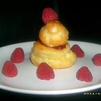 recette Délicieuse religieuse à la framboise