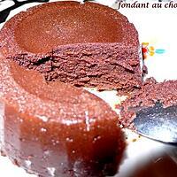 recette fondant au chocolat