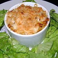 recette Macaroni de la mer gratinés