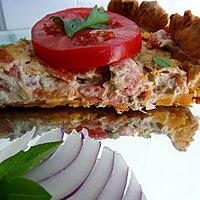 recette Tarte tomates et thon