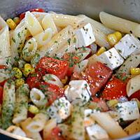 recette Salade de pâtes à la feta rapide