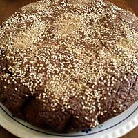 recette **GATEAU CHOCOLAT AMANDES SESAME**