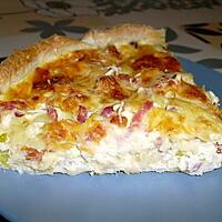 recette tarte poireau brie