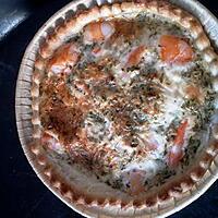 recette Quiche crevettes / fromage