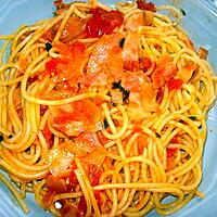 recette SPAGHETTIS ALL´ AMATRICIANA