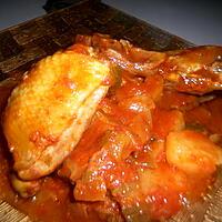 recette tajine poulet mouton sauce tomate