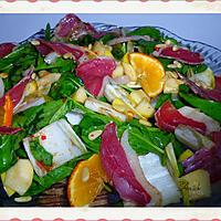 recette Salade acidulée aux magrets de canard gras séchés