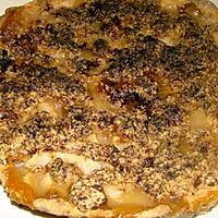 recette Tarte aux poires avec streusel aux amandes