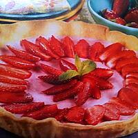 recette tarte mousse de fraises