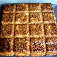 recette gâteau pommes , noix et cannelle