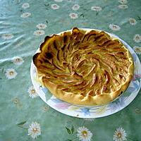 recette tarte flan aux pommes