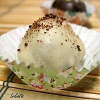 recette Truffes mocha, chocolat blanc