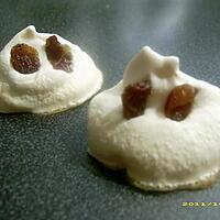 recette des petits fantômes affreusement meringués