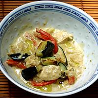 recette Curry vert de poulet