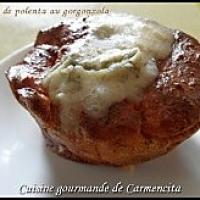 recette Flans de polenta au gorgonzola