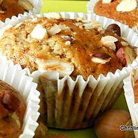 recette Muffins noisettes-chocolat au lait