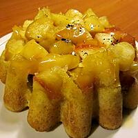 recette GATEAU AU POMMES CARAMELISEES