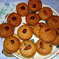 recette Muffins moelleux aux noisettes et amandes