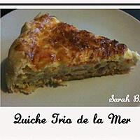 recette Quiche "Trio de la mer"