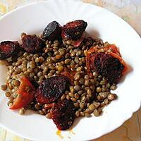 recette Lentilles au chorizo