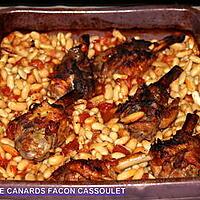 recette manchons de canard façon cassoulet