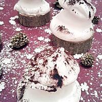 recette Champignons meringuée  au cacao