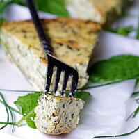 recette FRITTATA DE COURGETTES AUX HERBES INRATABLE