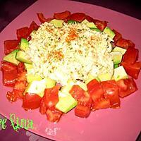 recette Assiette d'Avocat Surimi Tomate