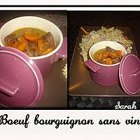 recette Boeuf bourguignon sans vin