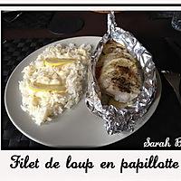 recette Filet de loup en papillotte