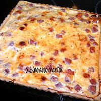 recette quiche au jambon