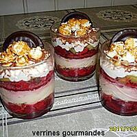 recette VERRINES GOURMANDES