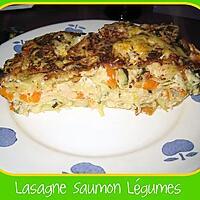 recette *-*-* Lasagne au Saumon & Légumes *-*-*