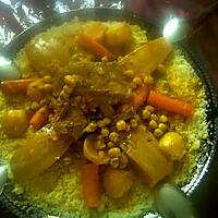 recette COUSCOUS AUX LEGUMES