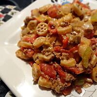 recette Macaroni au fromage et boeuf en casserole