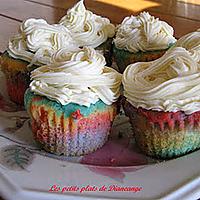 recette Cup cake multicolore