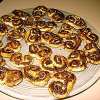 recette PALMIERS NUTELLA-COCO